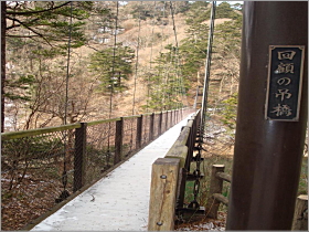 「森林の駅　回顧の吊橋　2012年01月23日」